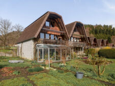 Siedlung Dentenberg Aussenansicht Garten