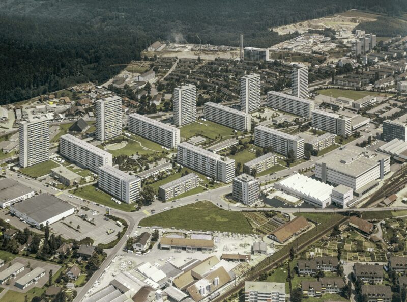 Luftbild Tscharni Neuhaus B1 03 07 1969 ETH Bildarchiv LBS L1 694506